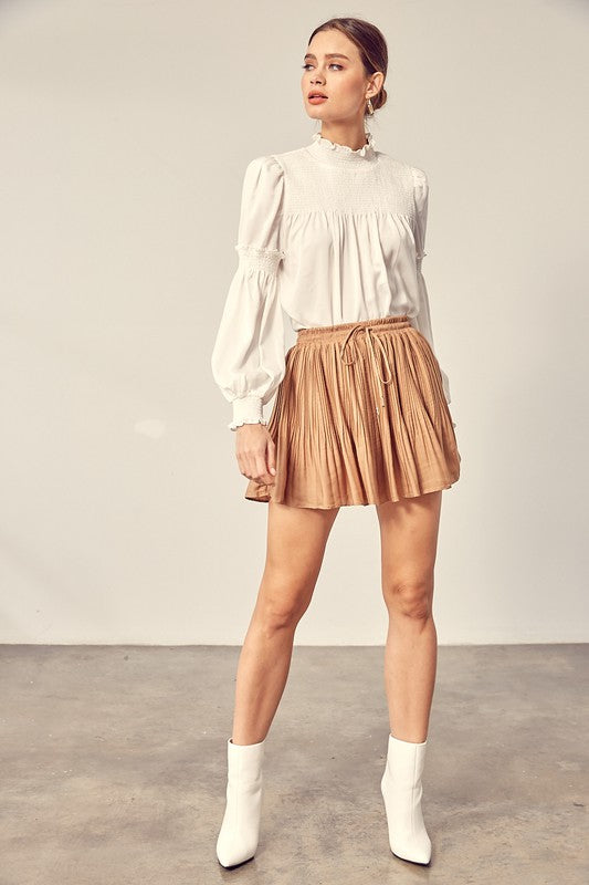 PLEATED SKORT