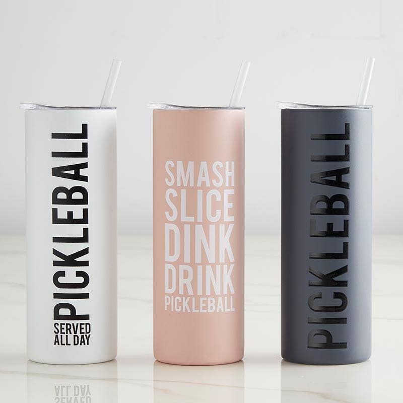 Santa Barbara Design Studio by Creative Brands - Skinny Tumbler - Pickleball Served All Day