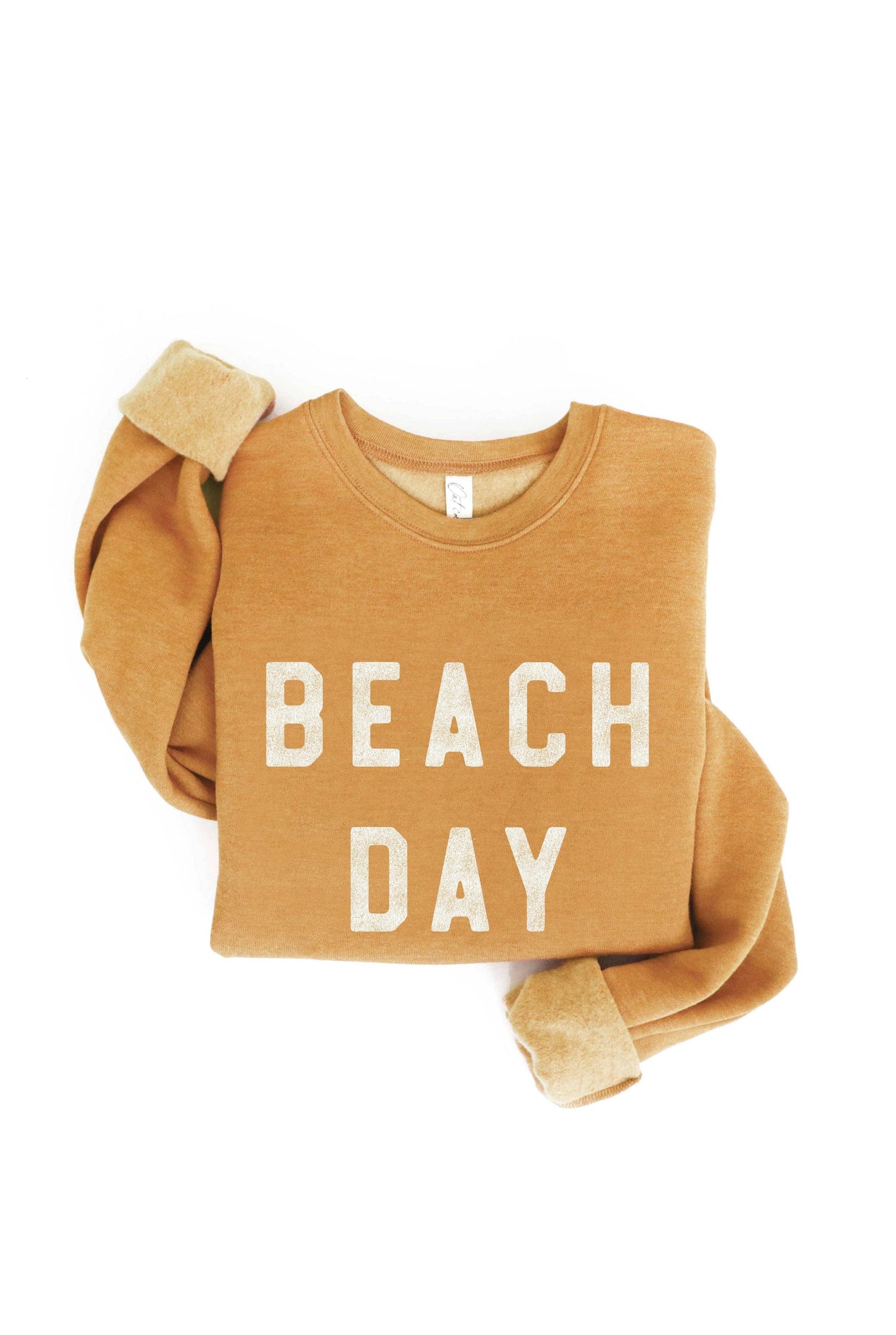 OAT COLLECTIVE - BEACH DAY Graphic Sweatshirt: L / LIGHT BLUE $60