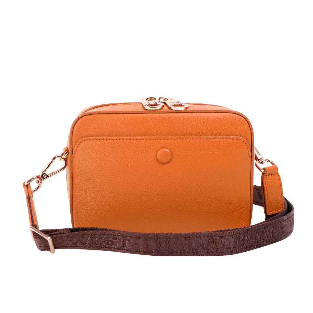 Montana West - MWL-010 Montana West 100% Genuine Leather Clutch/Crossbody - Brown