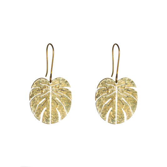 WorldFinds - Tropical Leaf Earrings (Small) | Just Trade