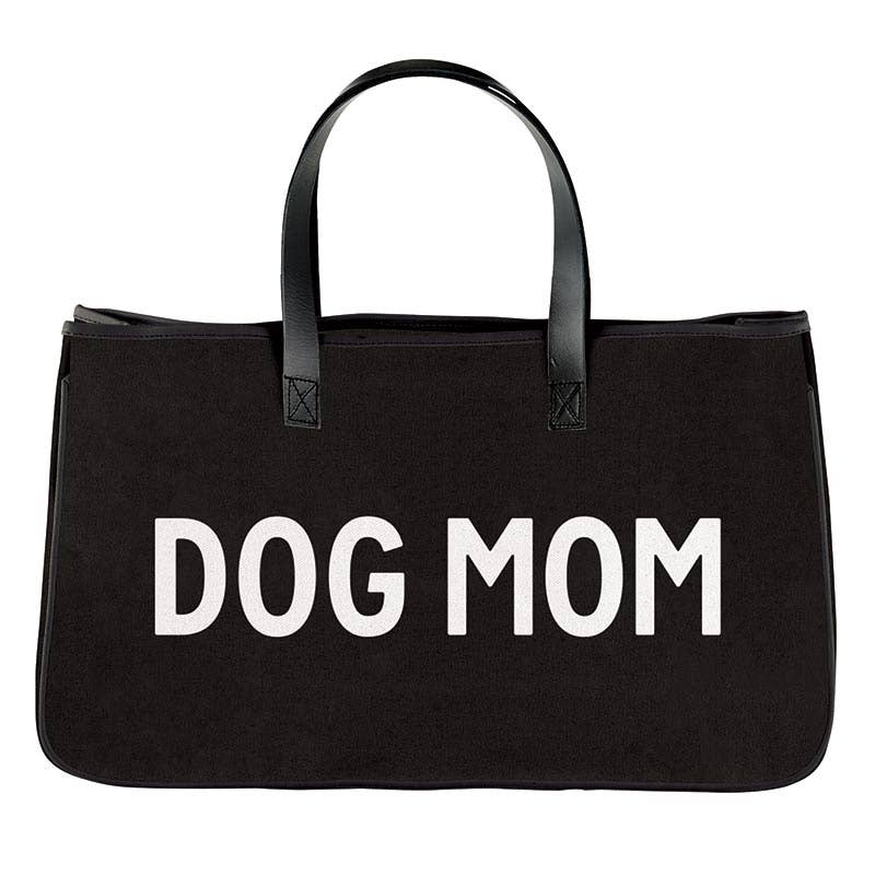 Santa Barbara Design Studio by Creative Brands - Black Canvas Tote - Dog Mom