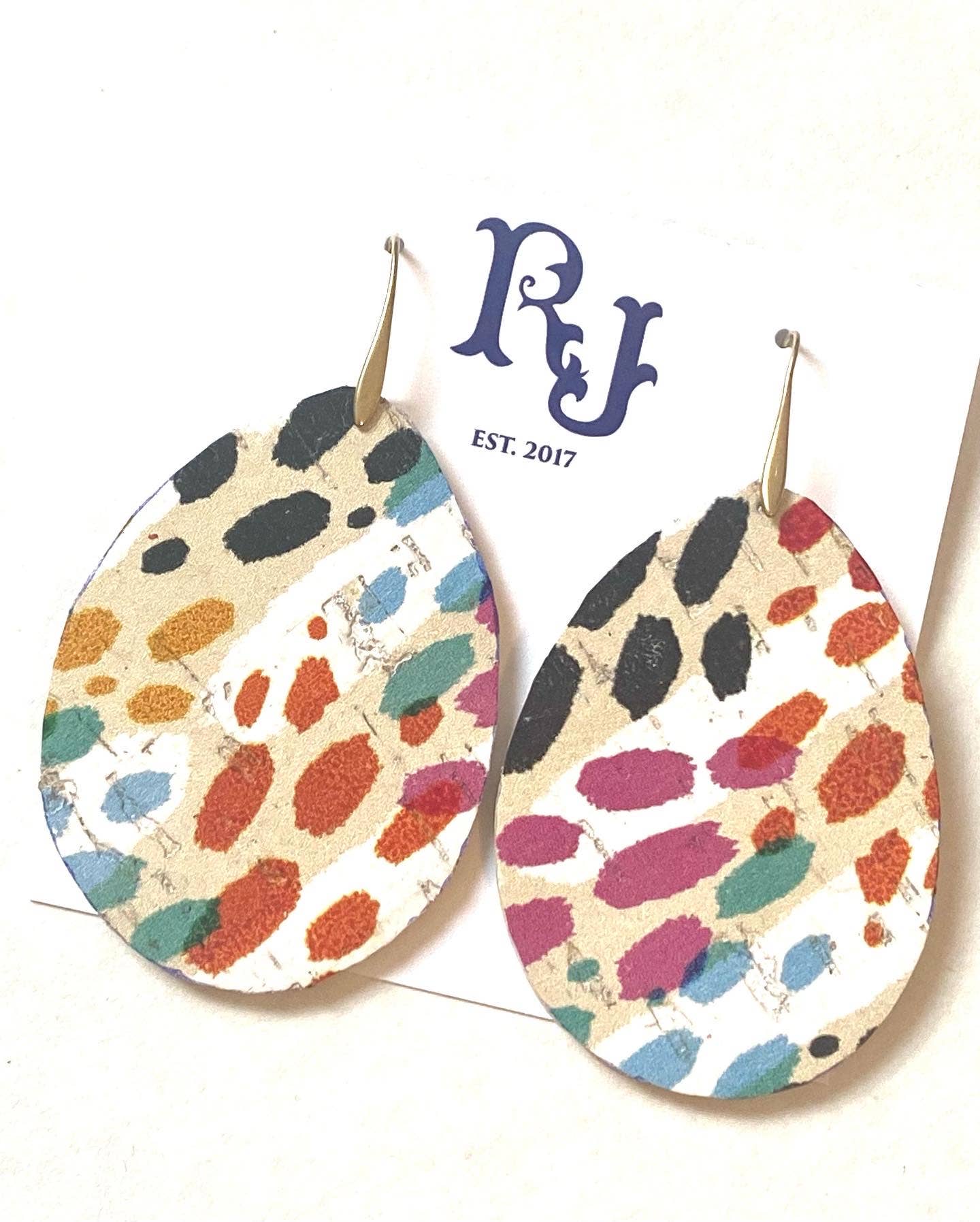 Remnant Jewelry - Mexican Paint Splatter Earrings