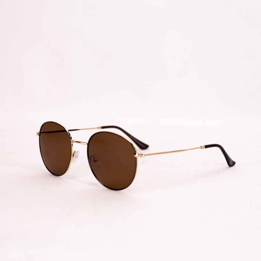 The Royal Standard - Malina Sunglasses   Gold/Brown   One Size