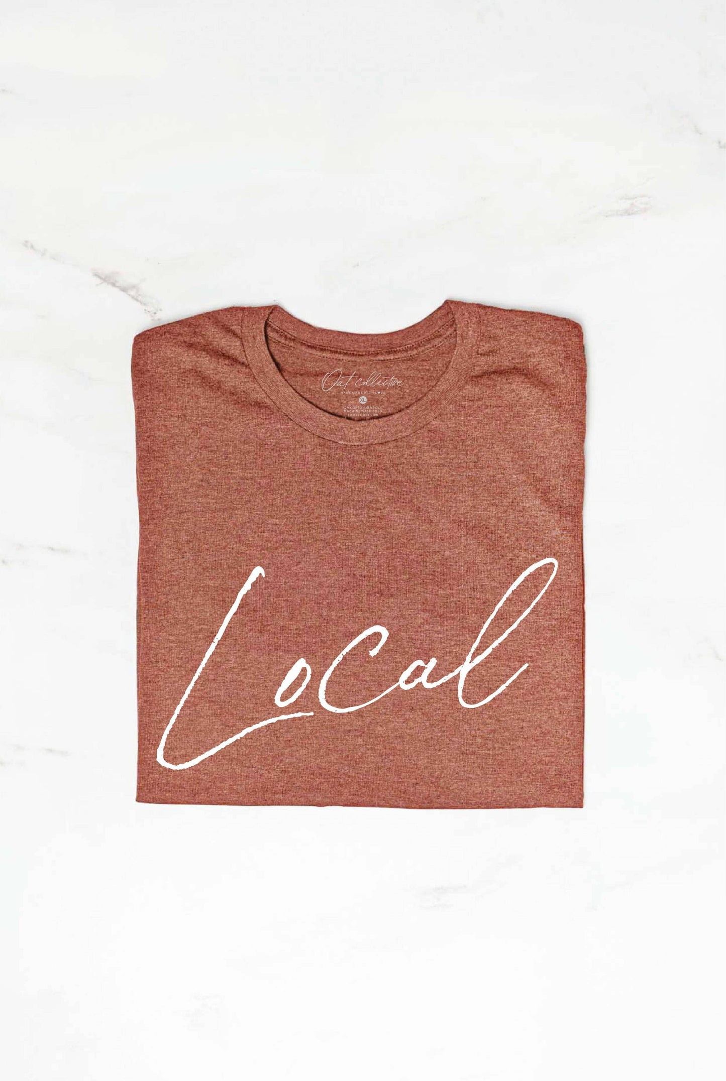 OAT COLLECTIVE - LOCAL Cursive Graphic T-Shirt